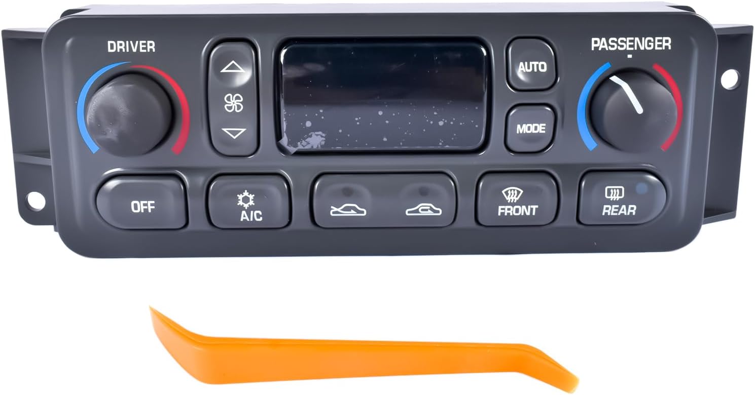 GELUOXI A/C Heater Climate Control Module Switch Unit Replacement for Chevy Corvette C5 5.7L V8 1997-2004 16256018 09352181