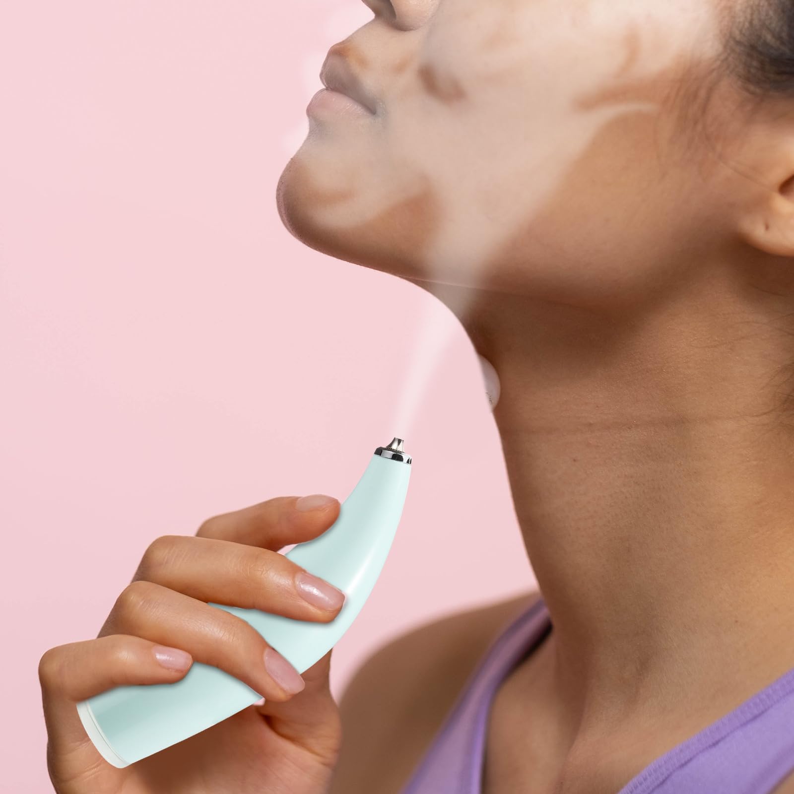 Petit Brumisateur Portatif Visage 30ml en Abs, Vaporisateur Facial Portable