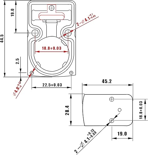 Miniatura 10 de UUQ Mini Reflex RedGreen Dot Sight for Rifles, Pistols and Shotguns 2MOA,7 Brightness AdjustmentsSuitable for RMR or 20mm Picatinny Rail