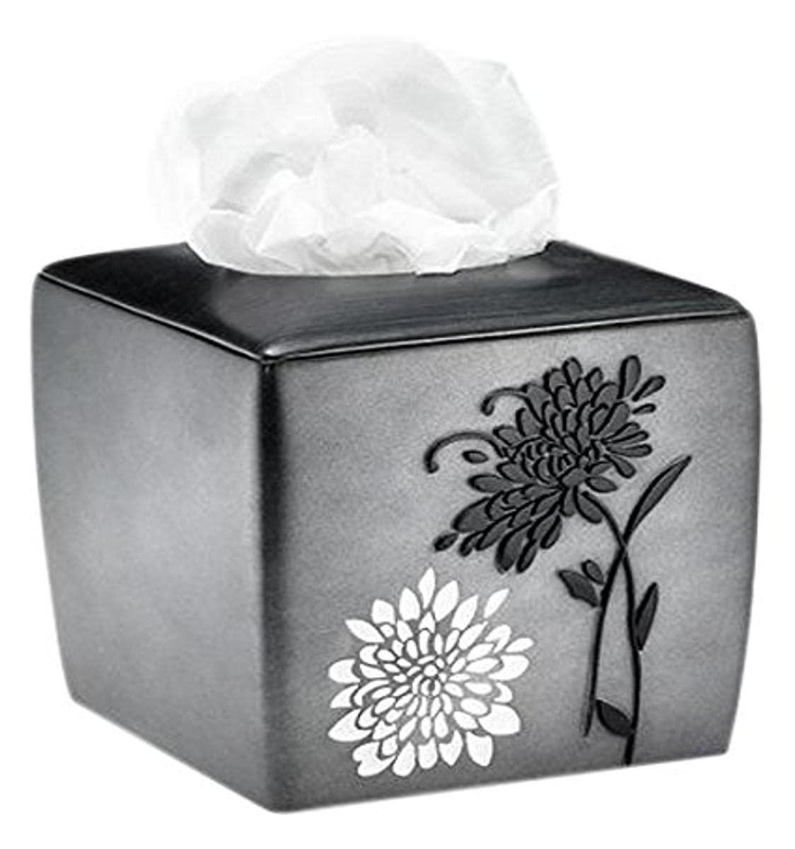 Popular Bath Tissue Box, Erica Collection, Grey