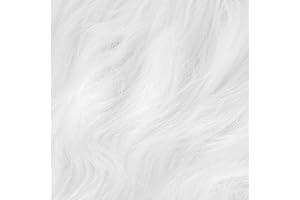 Ultra Plush White Faux Fur 4-Piece Set for Limitless DIY Cozy Crafts