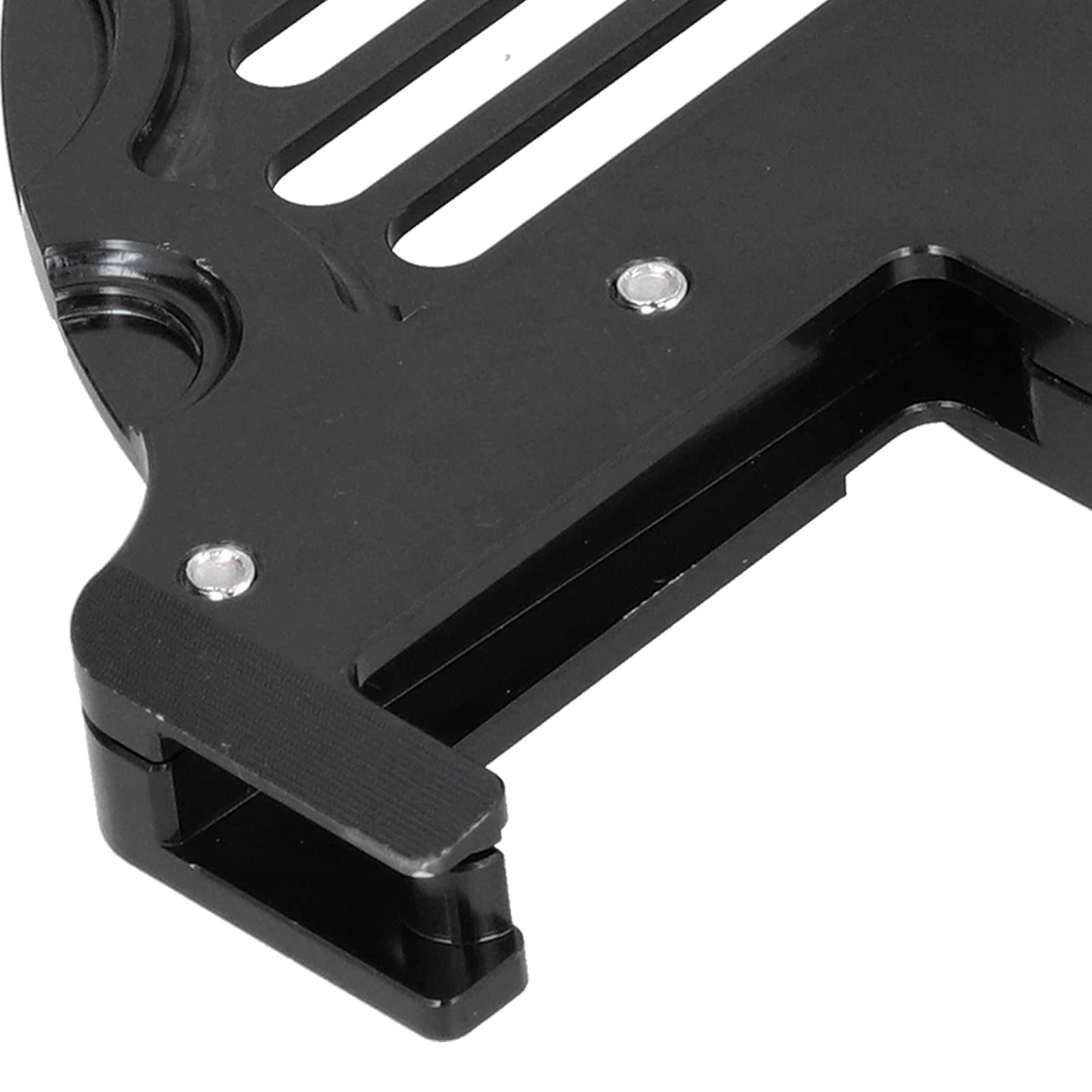 OUKENS Protezione disco freno posteriore, protezione disco freno CNC, protezione disco pinza freno posteriore moto sostitutiva per Husqvarna 125-501 TE/FE/FC/TC 2014-2017(Nero)