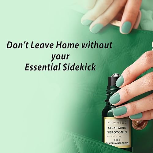 Miniatura 5 de Alivio del estrés Roll On Aceite Esencial Sage Enebro Berry Protección de limpieza de energía espiritual Destress sin humo, manchas calma,