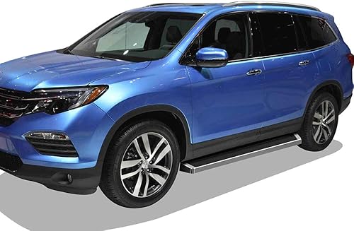 Miniatura 6 de APS Estribos estilo compatible con Honda Pilot 2016-2022 (barras laterales de barras Nerf)