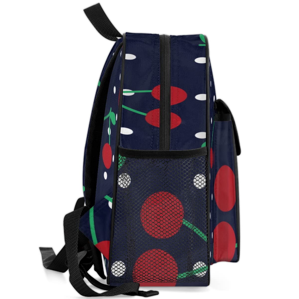 TropicalLife Cherry Dots plecaki dziecięce dla chłopców i dziewczynek, owocowa wiśnia maluch lekki plecak do szkoły przedszkola torba na książki, wielobarwny