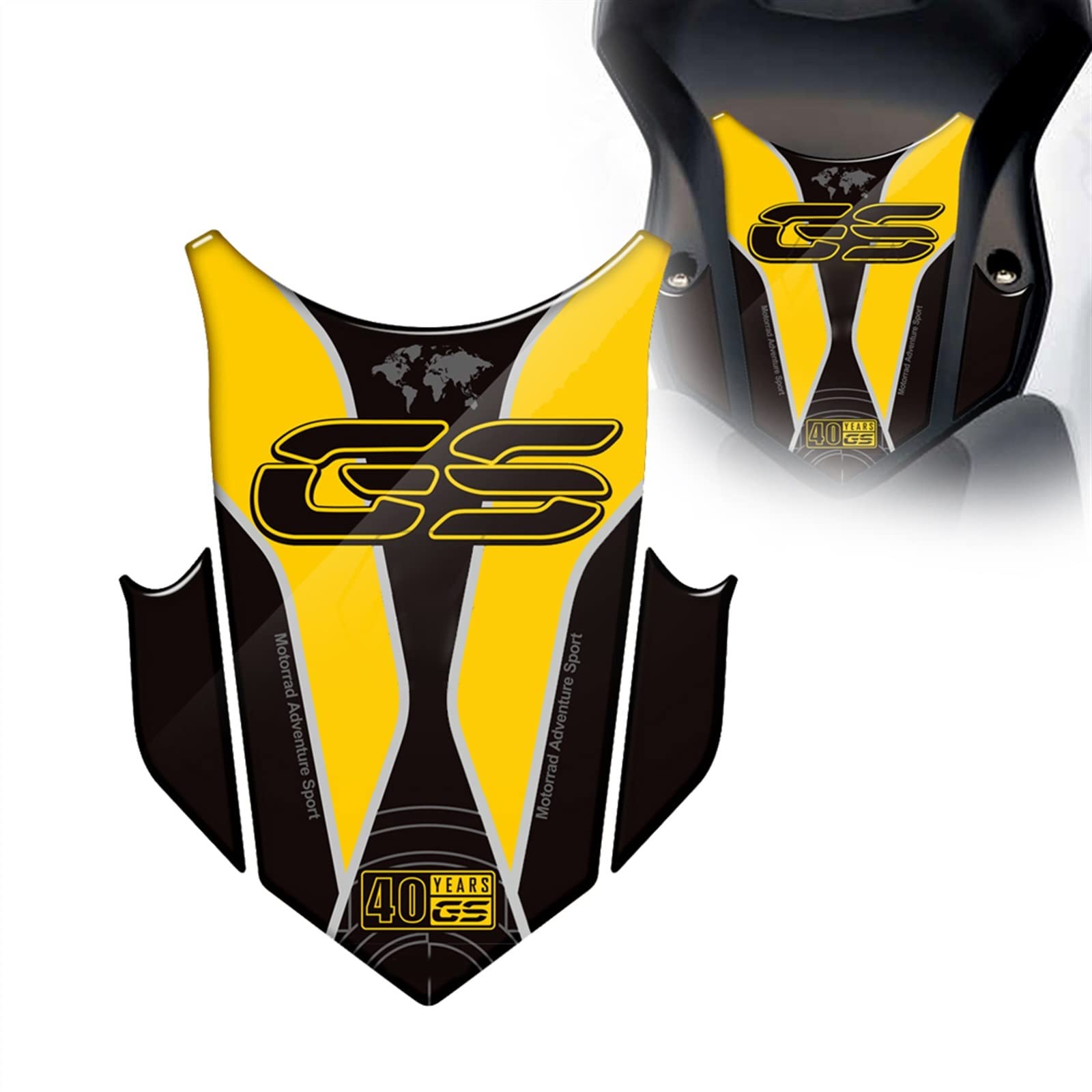 Éviter les rayures de moto avec ce protecteur de réservoir 3D pour BMW F800GS et F700GS