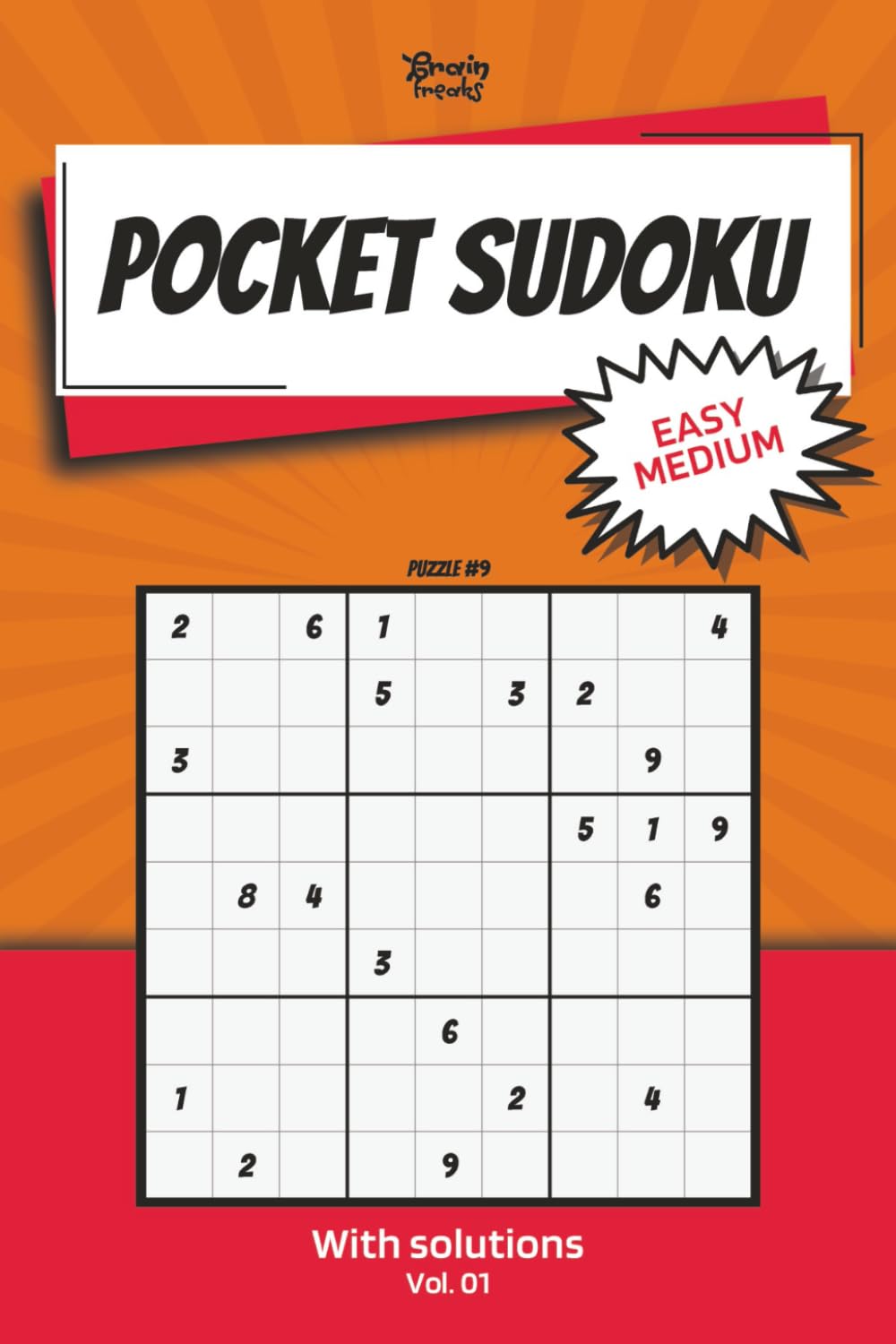 Pocket Sudoku | The Perfect Sudoku to Go: Easy & Medium Puzzles for Travel and Downtime
