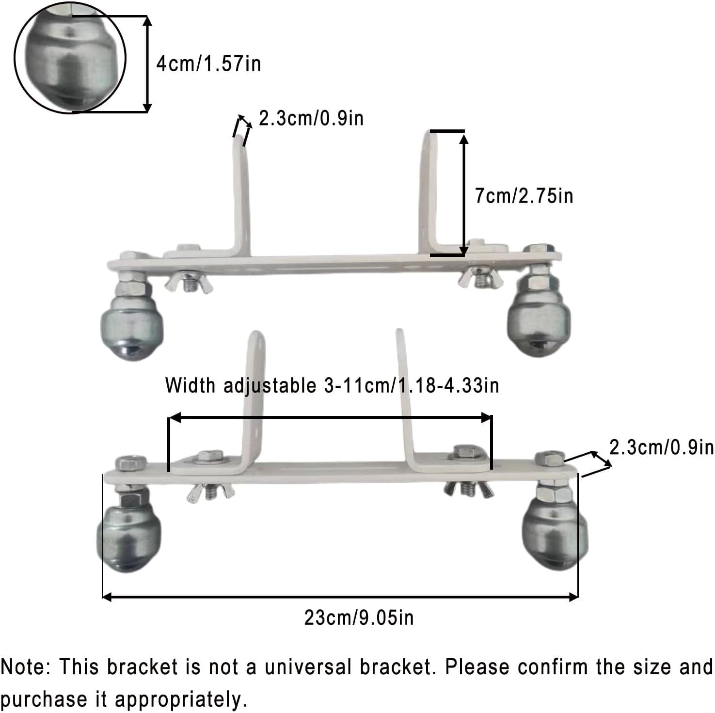 Sturdy Heater Bracket 360 Degree Swivel,Aluminum Alloy Casters 2 Wheels for Universal Heater Panel with Locking Brake Lever Bedroom/Family RoomScreen Divider