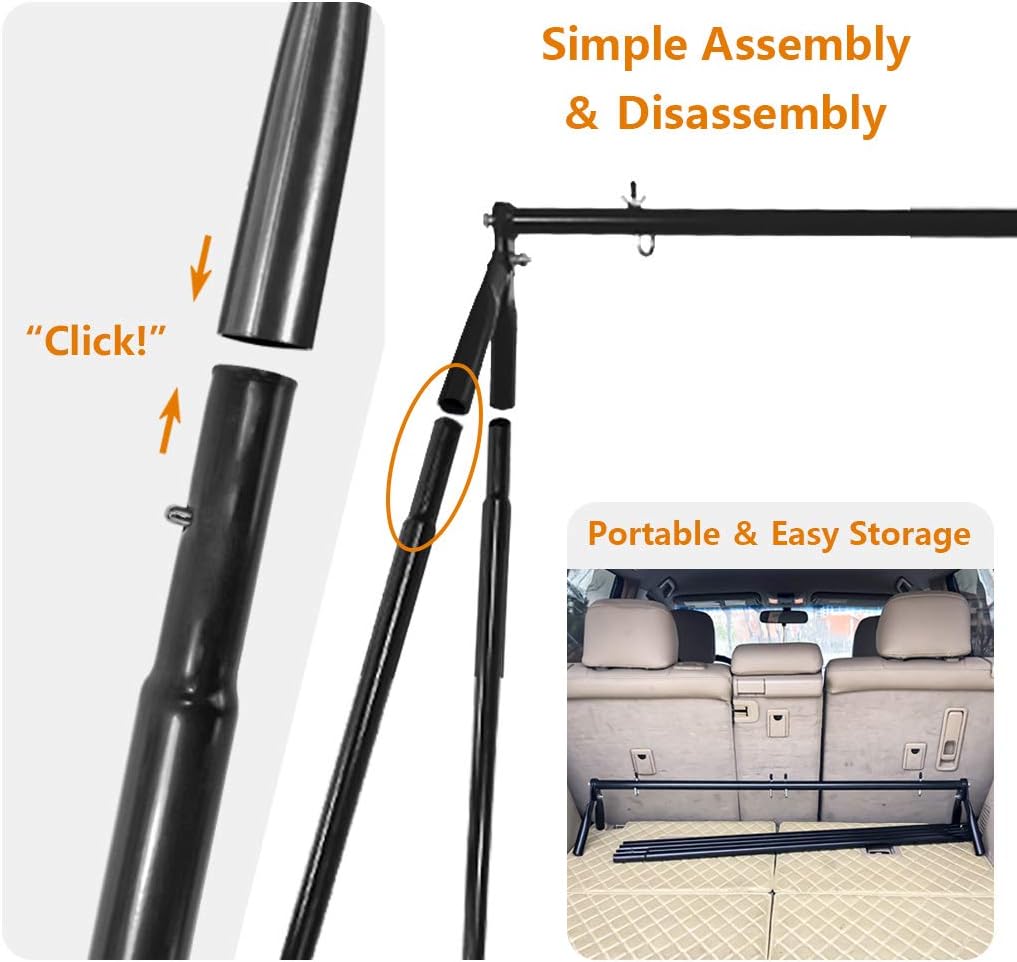 Highwild Steel Target Stand with Extra-Wide Footprint - for AR500 Shooting Targets - Extremely Portable and Convenient
