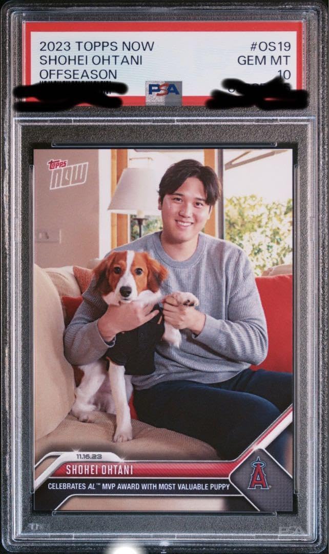 Amazon.co.jp: psa10 大谷 オフシーズン topps now 大谷翔平 デコピン