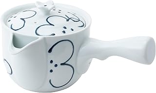 波佐見焼 雀口急須 花紋柄 (スーパーステンレス茶こし付) 73457