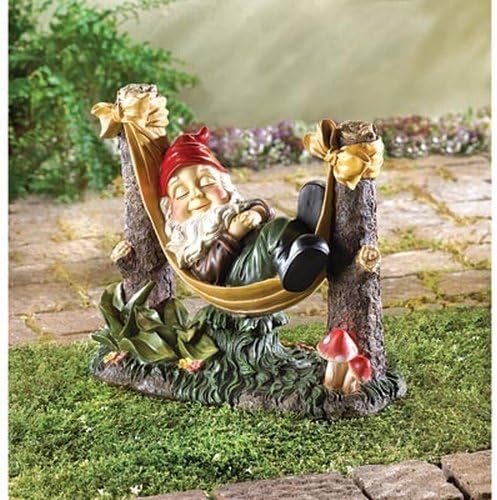 Gifts & Decor Slumbering Gnome Garden Statue