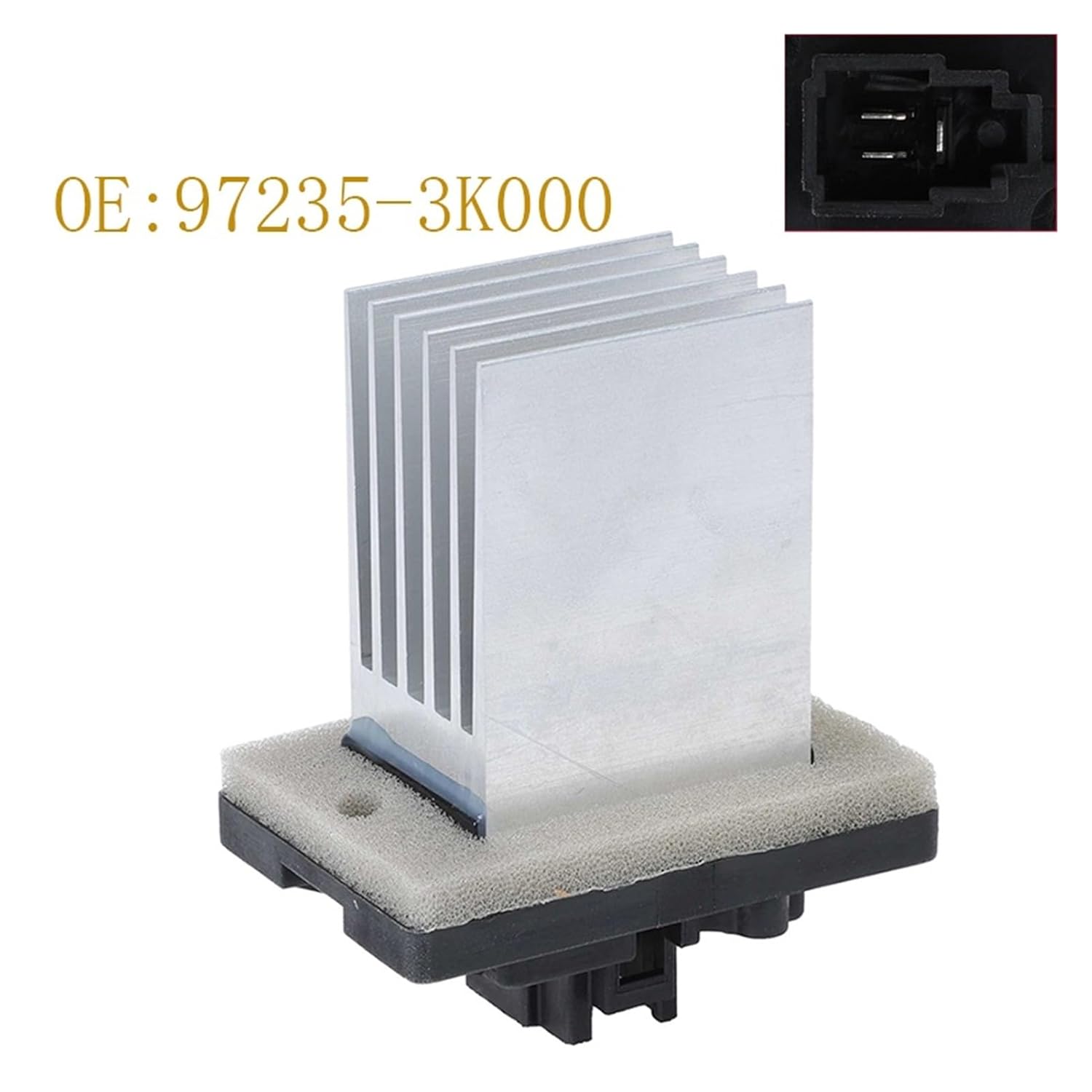 HVAC Blower Motor Resistor 972353K000 HVAC Blower Motor Resistor Car 97235-3K100 2006-2013 Fit for Hyundai Fit for Kia Easy Installation