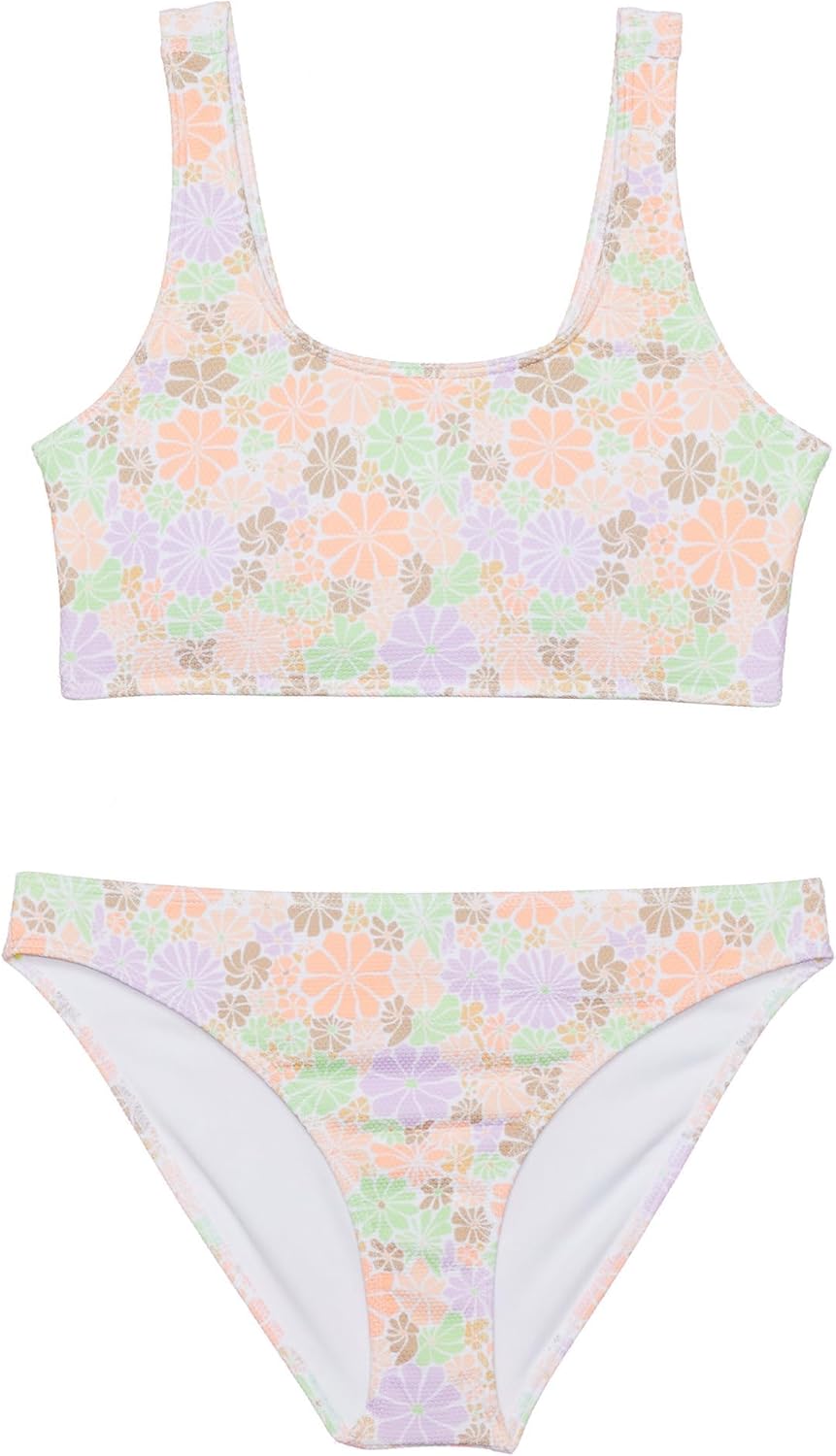 ツーピース水着All About Sol Cropped Swimsuit Setガールズ