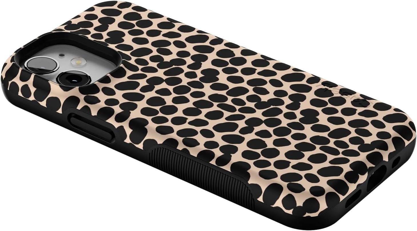 Casely iPhone 12 Mini Case | Lost in Spots | Cheetah Print | Compatible with MagSafe | Bold Protective Design
