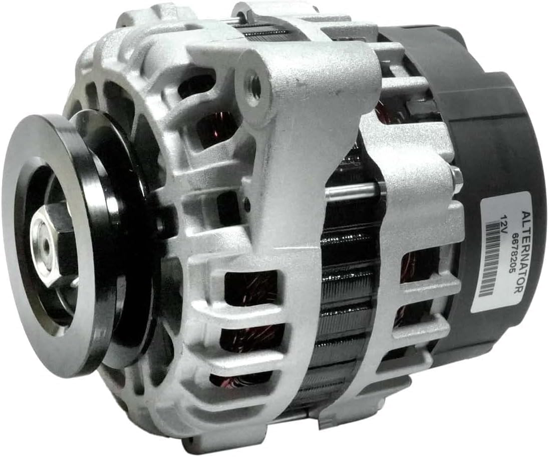 12 Volt 90 Amps Alternator Replacement for 6675292 6678205 6681857 6690593 7008772 TA000A48401 TA000A48402 APR0019 40040026 40040047 40040067 APR0034 Fit for Bobcat With Kubota Deutz Diesel Engines