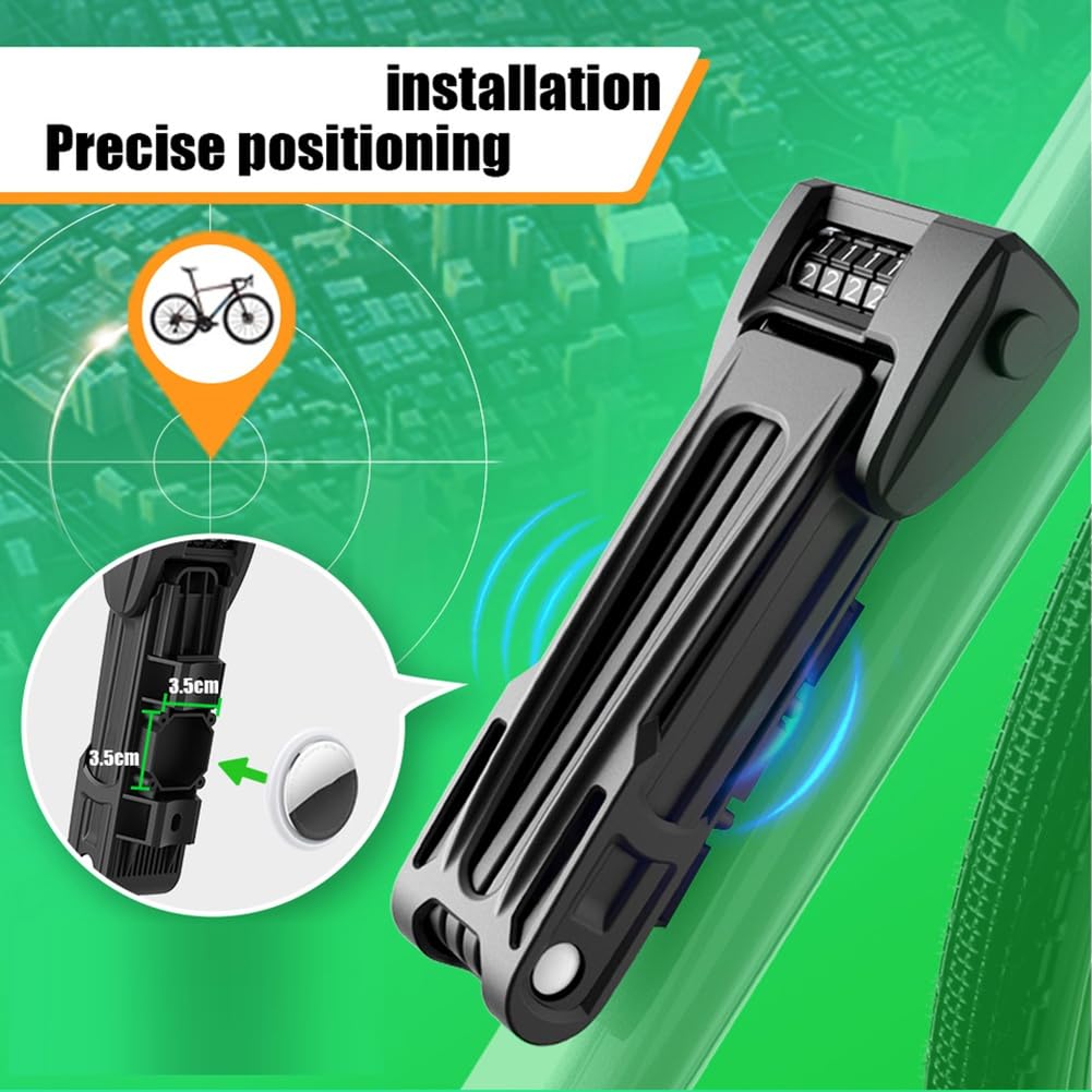 Lucchetto Pieghevole Antifurto con Combinazione, Adatto per Biciclette Elettriche e Monopattini Ad Alta Sicurezza.