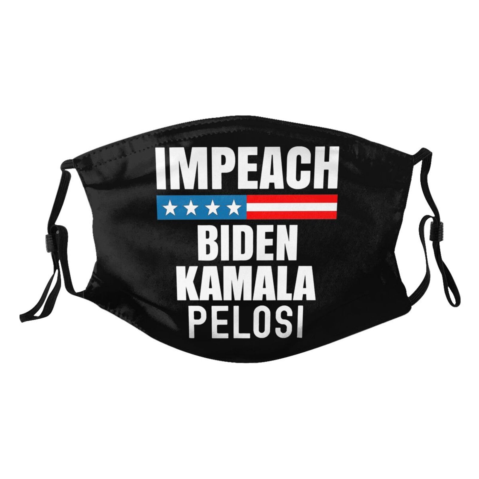Impeach Biden Kamala Harris Pelosi Adult Dust Mask Adjustable Dust Face with 2 Filter70