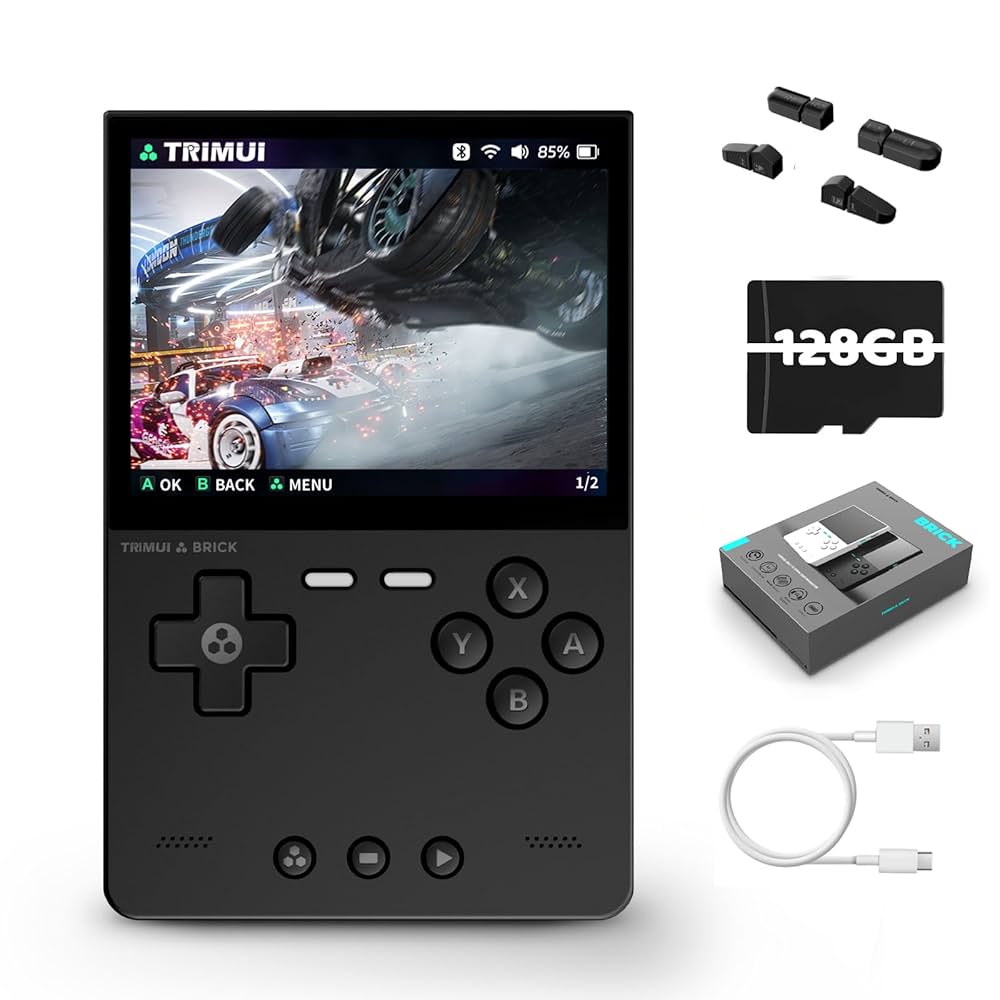 Amazon | Trimui Brick レトロゲームコンソール 3.2インチ