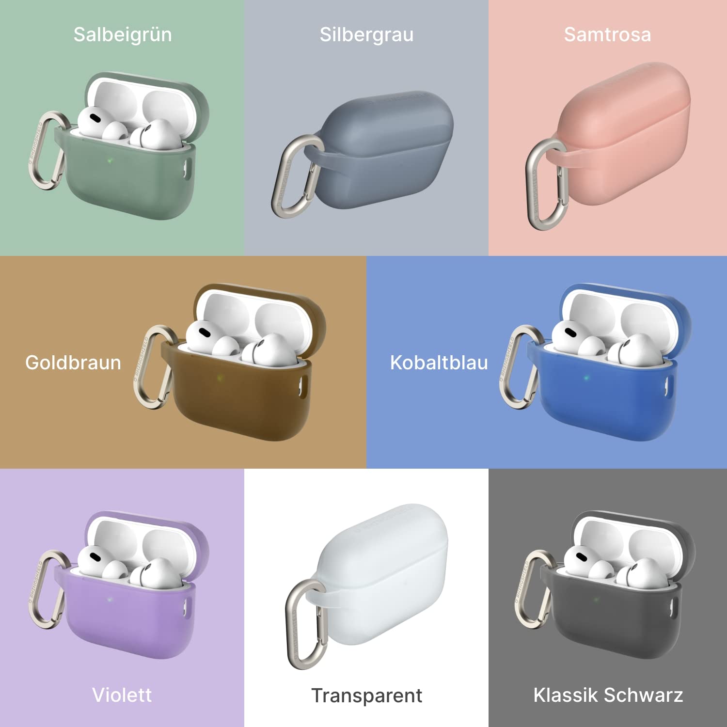 RhinoShield Kopfhörer-Hülle für AirPods Pro 2 - Kobaltblau