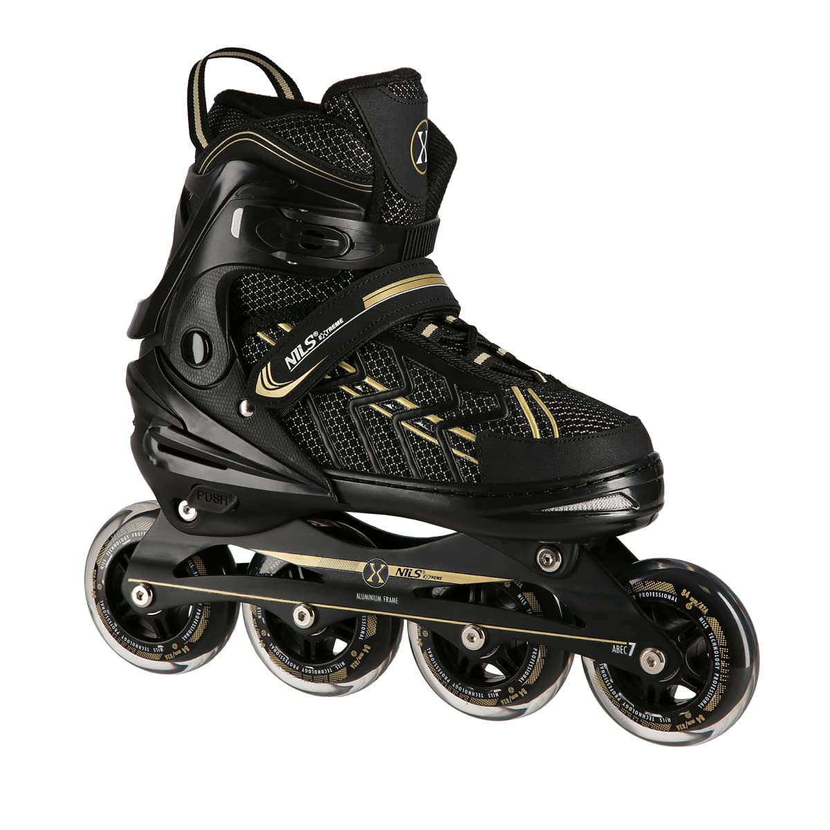 Nils Rollers en ligne ABEC7 - Pour homme et femme - Taille réglable