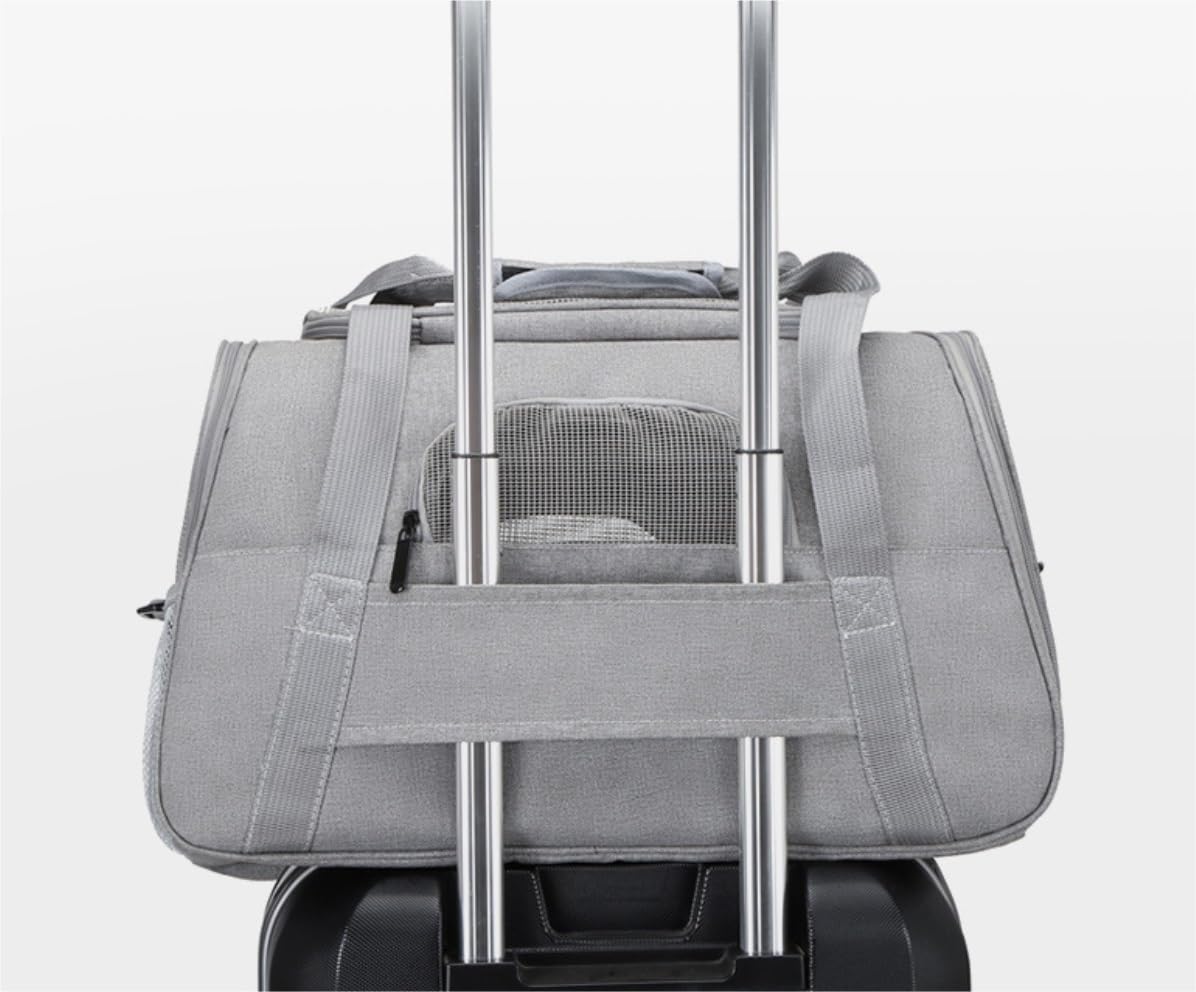 Zaino Animali Zaino per Animali Domestici Elegante E Comodo, Frontale Regolabile Confortevole per Borsa da Viaggio per Cani Gatti Animale(E)