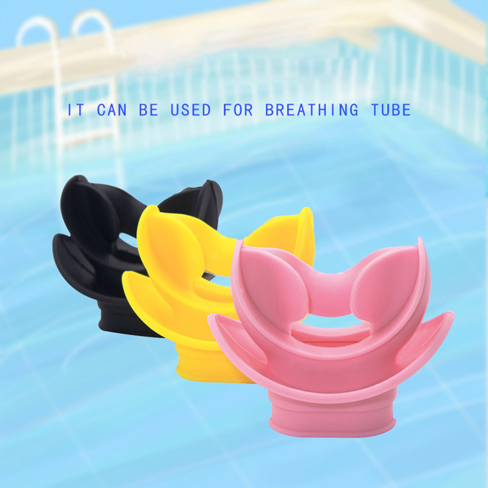 Embout De Tuba En Silicone - Taille Unique, 2,8x2,5x5,1 Cm, Confortable, Remplacement Pour Plongée Et Natation