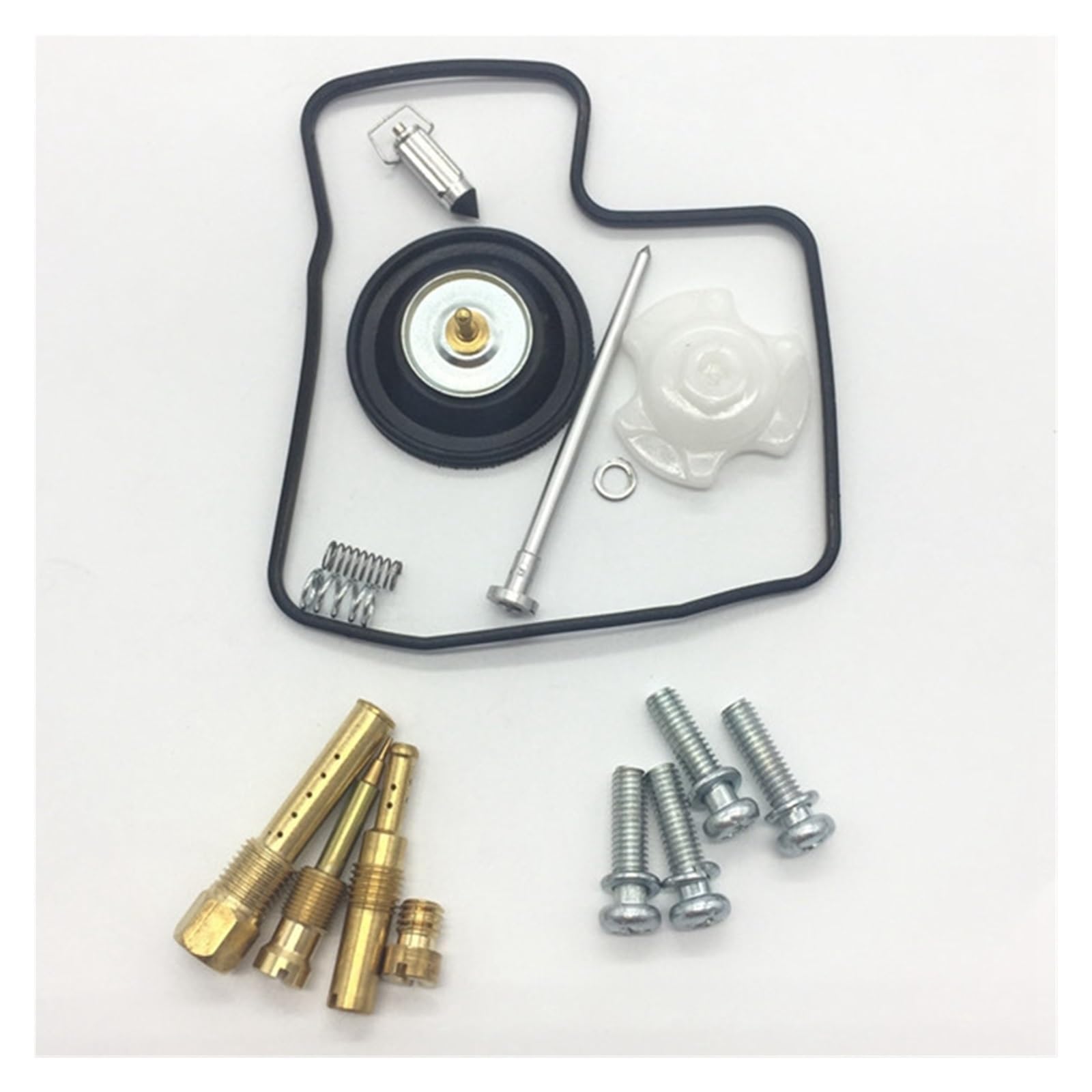 Kit Reparación Carburador para Steed 600 para Shadow VLX600 VLX VT600 C Kit De Reparación Carburador Junta Válvula Diafragma Juego Piezas Reconstrucción