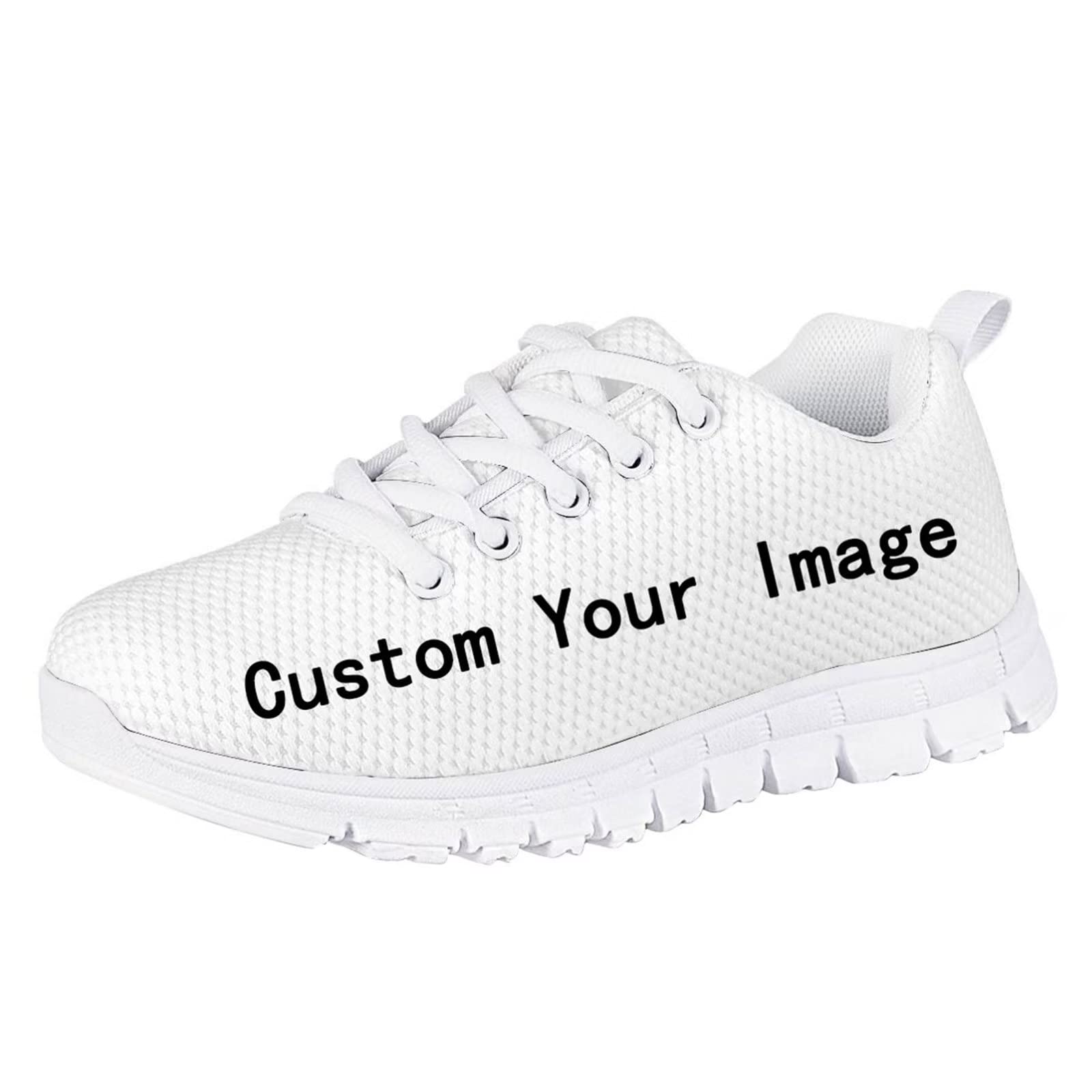 HELLHERO Custom Personalized Sneaker Trail Running Shoes Walking Outdoor Sport Trainer for Kids Girls Boys Size 13 Gym Cycling Jogging Gifts