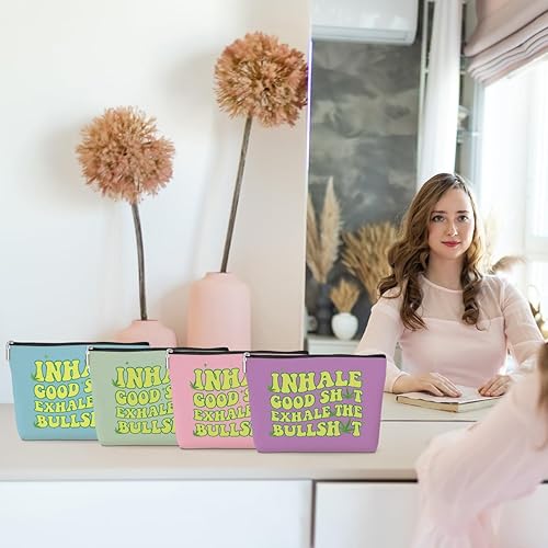 Miniatura 8 de Divertida bolsa de maquillaje de hierbas, accesorios para malas hierbas, decoración de hojas verdes, regalo para amantes de la hierba, humor,