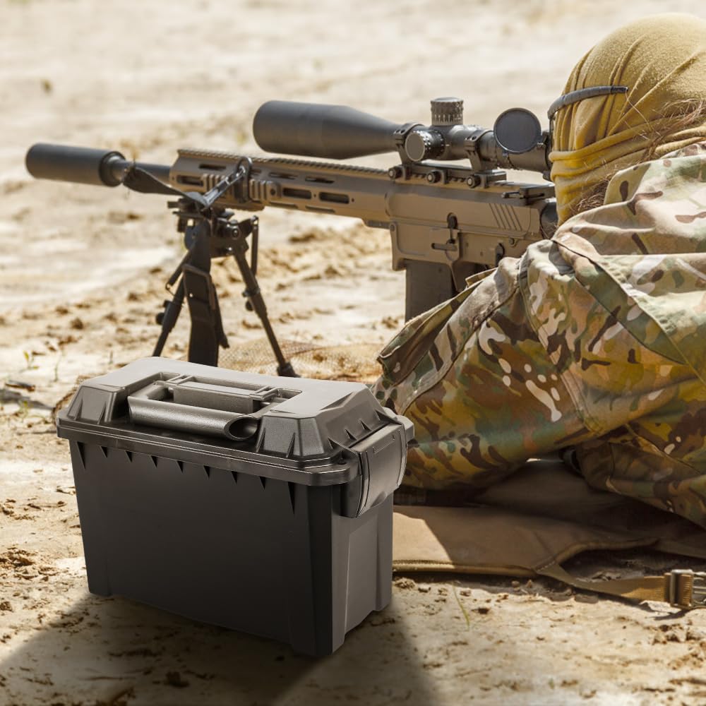Pistolenkoffer, Pistolenmagazinkoffer mit Herausnehmbarem Futter, Wasserdichte Hartschale, kann auch zur Aufbewahrung von Munition Verwendet werden, Multifunktionaler Koffer, Geeignet für Reisen, Jagd