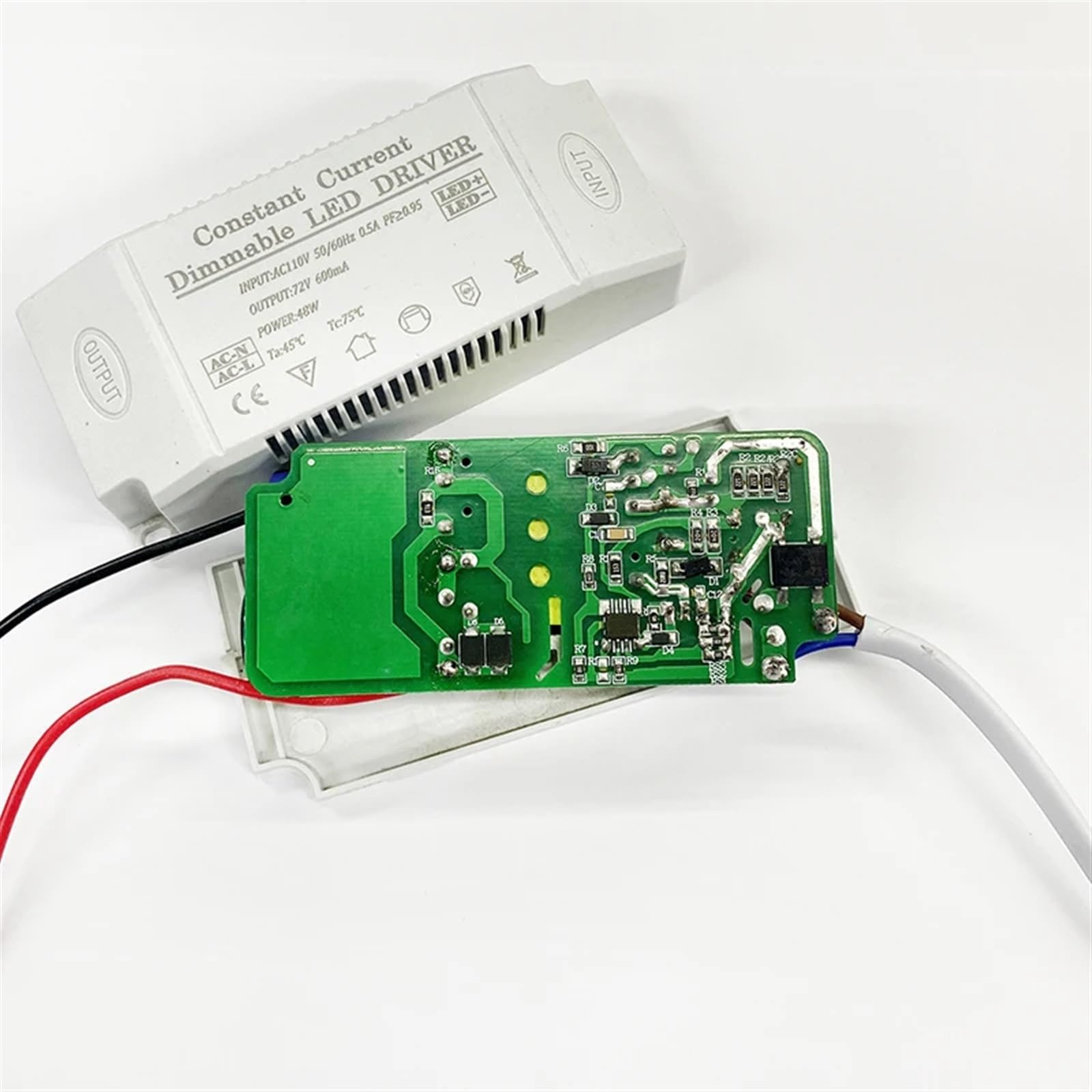 Driver LED dimmerabile Tiristore Dimmerabile Alimentatore 48W Illuminazione for luci a pannello/Faretto/Faretto(110V Dimmable)