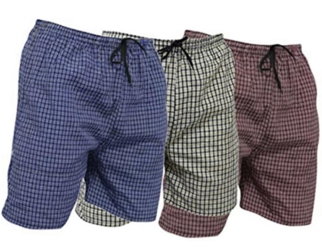 fabloid Checkered Boxer for Men (Pack of 3) Multicolor,S-picture-23