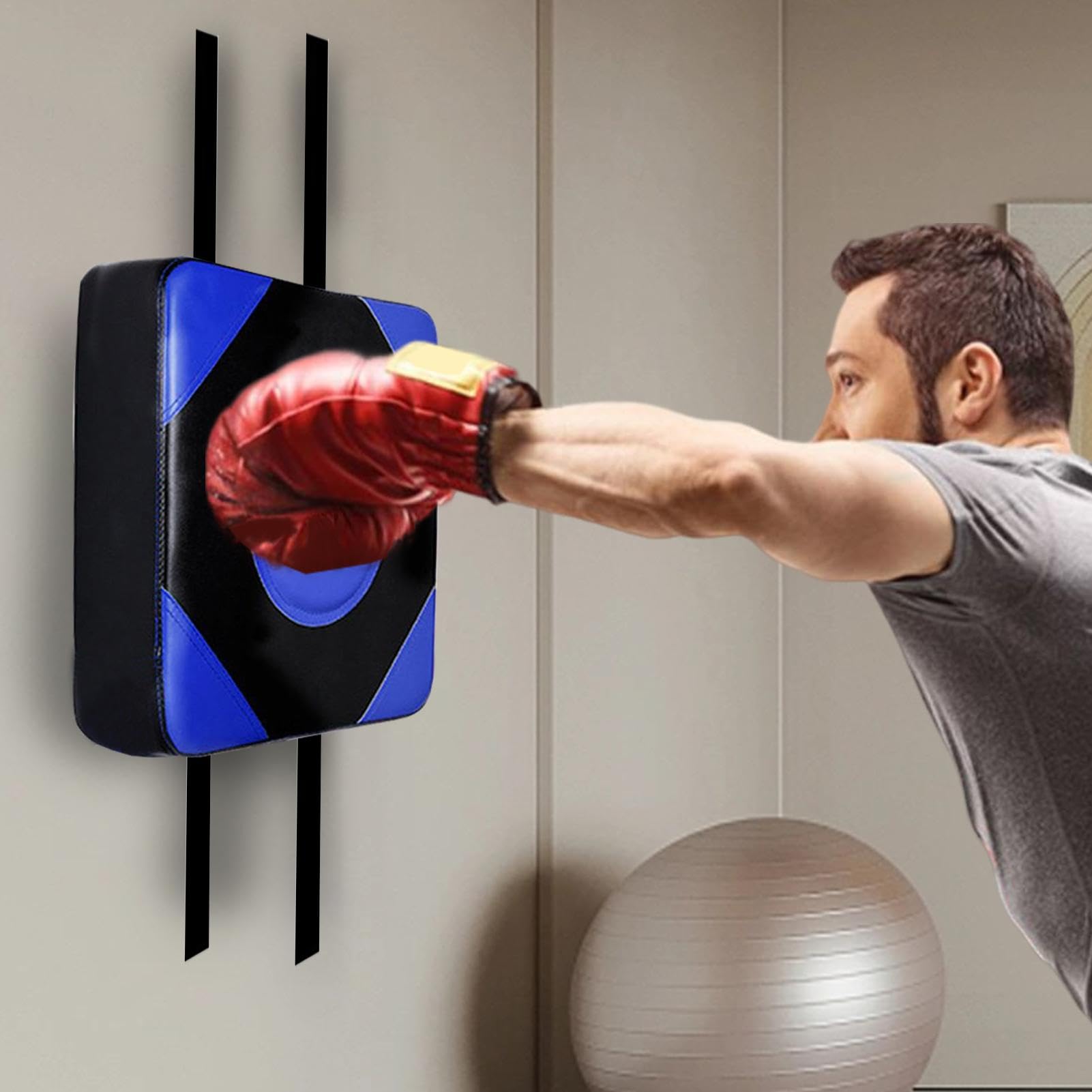 Boxwand Ziel Mit Markierungspunkten - PU Trainingsmatte Für Kampfsport