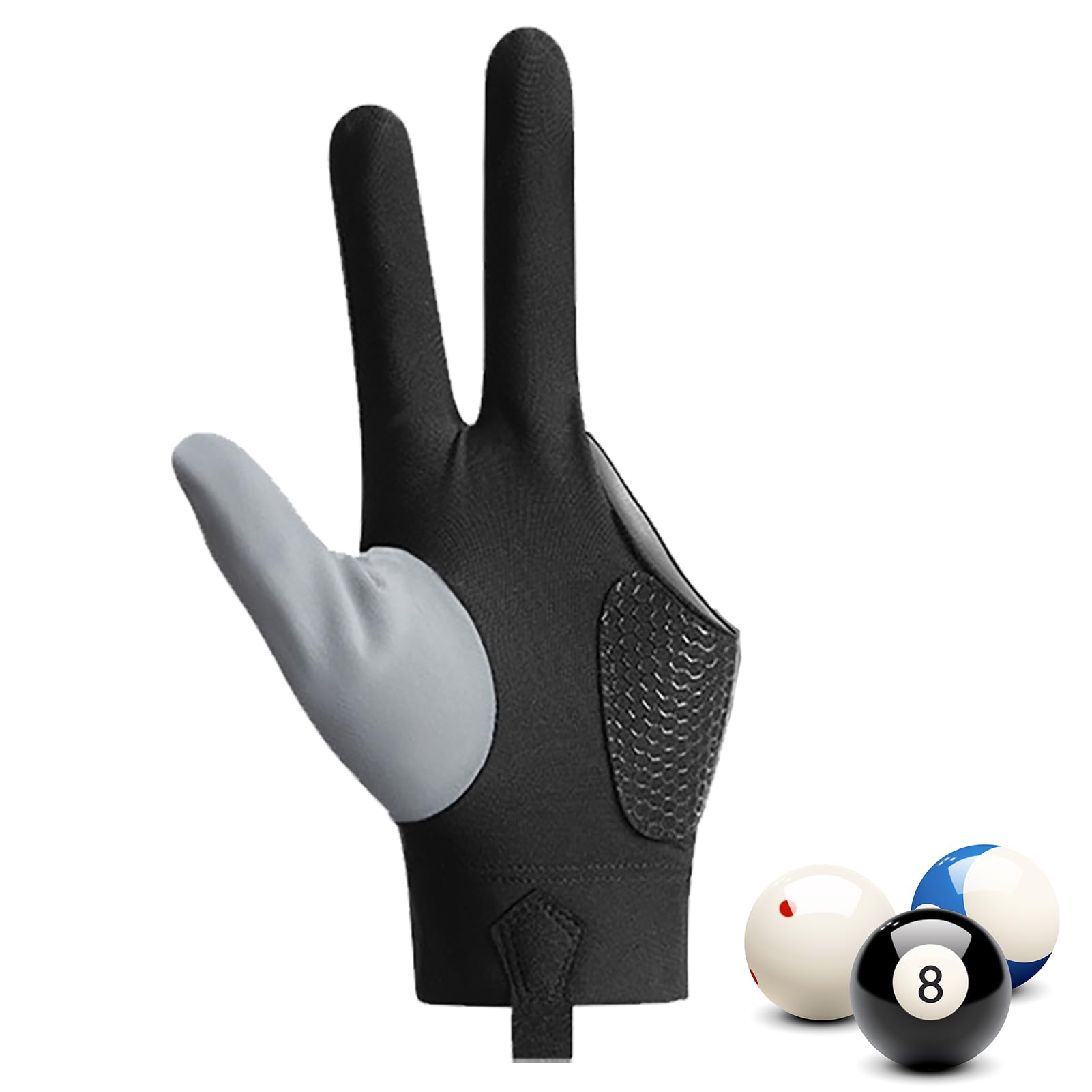 Gants De Billard 3 Doigts – Amélioration De La Précision, Anti-transpiration, Main Gauche !