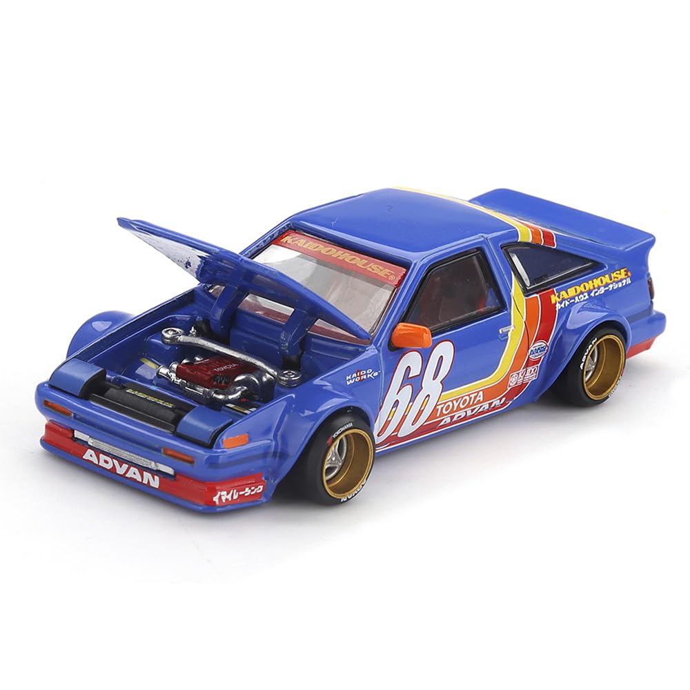 1:64 Diecast Model Car Compatible with Toyota AE86 Sprinter Trueno