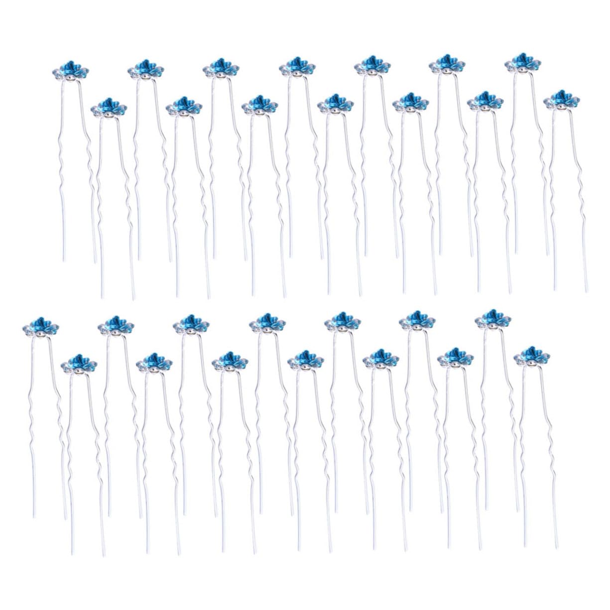 Baluue 200stücke Teiliges Haarnadeln Mit Rosen-design Haarschmuck Für Hochzeiten Partys Und Besondere Anlässe Glitzernde Haarspangen Für Braut Und Damenhaare