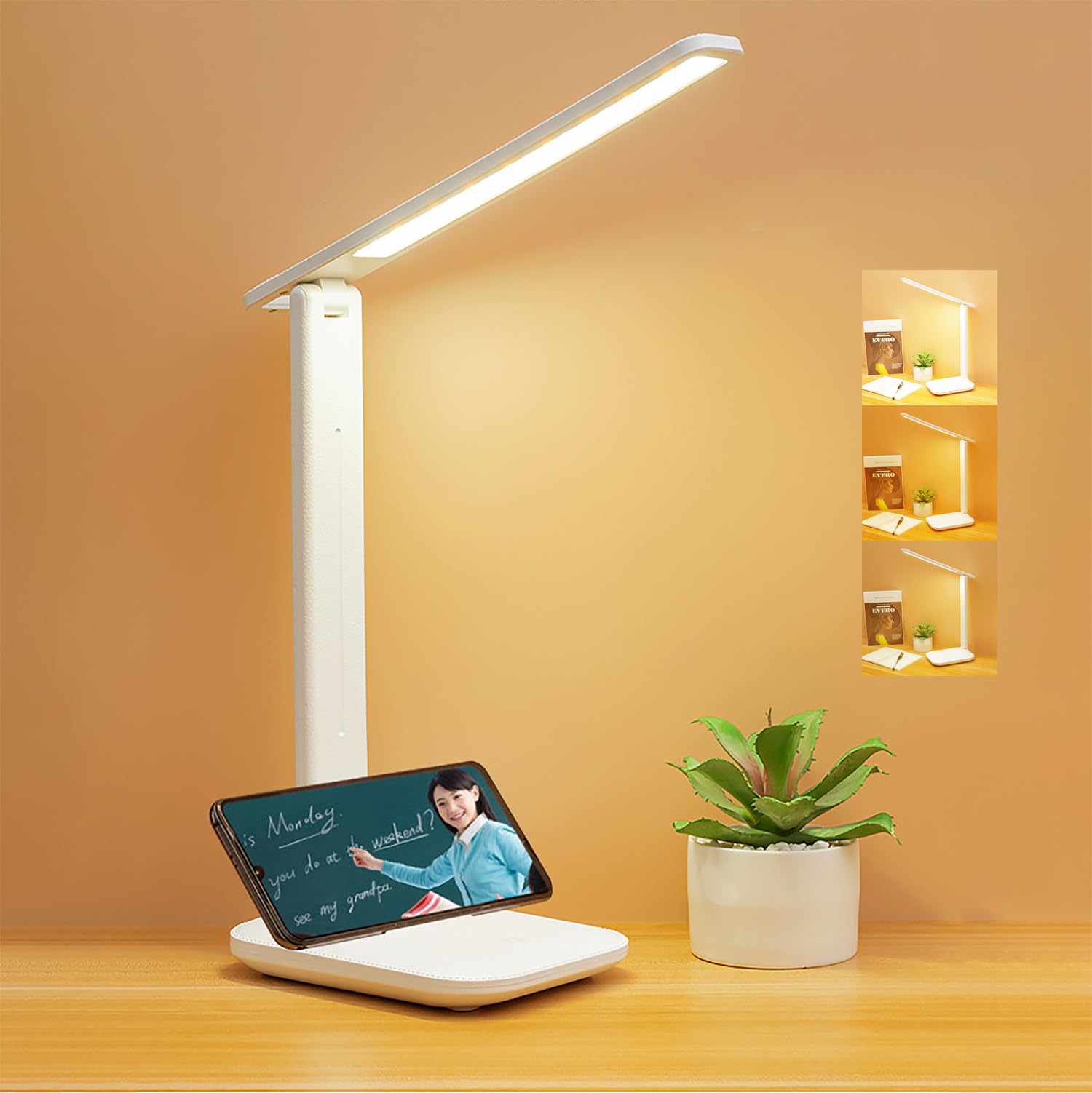 EYOCEAN LED Reading Lamp, Gooseneck Bed Lamp, Eye Care Desk Lamp, 3 EYOCEAN LED Reading Lamp, Gooseneck Bed Lamp, Eye Care Desk Lamp, 3