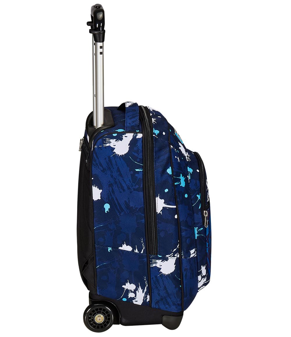 Seven Trolley Fisso Scuola, Blu, 2 in 1, Doppio Uso + Astuccio 3 Scomparti Seven, Blu, Bambino e Ragazzo