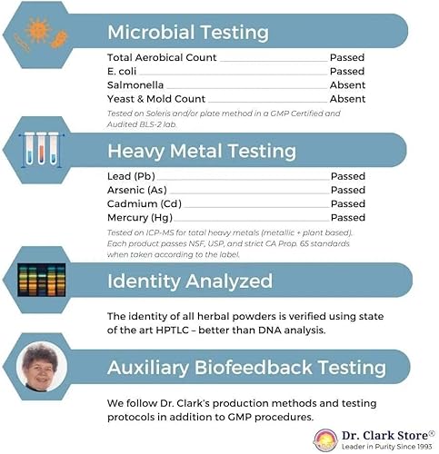 Miniatura 3 de Dr. Clark Suplemento de vitamina B6, 230 mg, 100 cápsulas