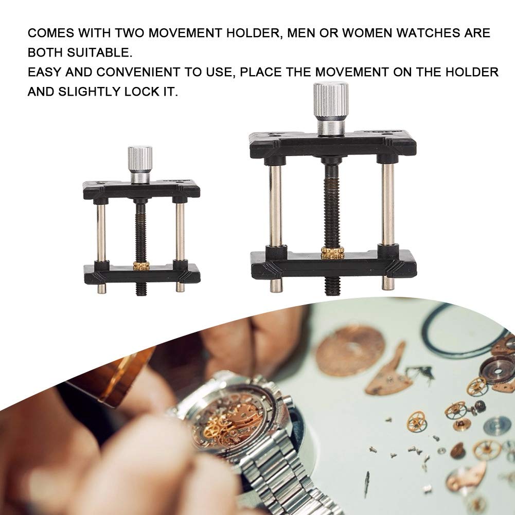 Support De Mouvement Pour Montre - 2 Pièces Plastique, Base Fixe, Neuf Avec étiquettes