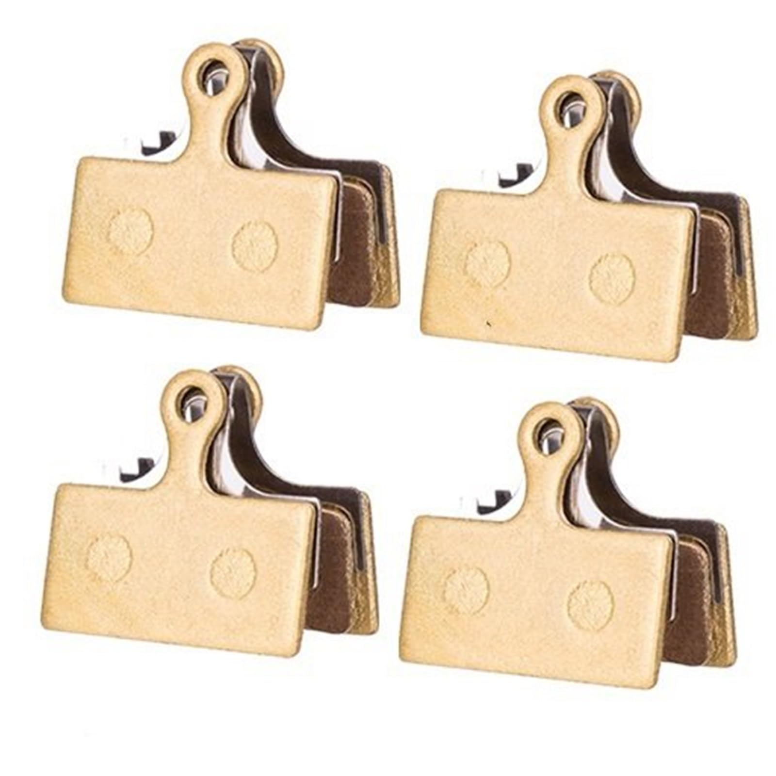 4 Paar halbmetallische Bremsbeläge für Hinterradtrommelbremsen von Fahrrädern der Modelle M9000, M9020, M987, M985, M8000, M785, M675, XT, SLX, G01S, G03TI und G04TI