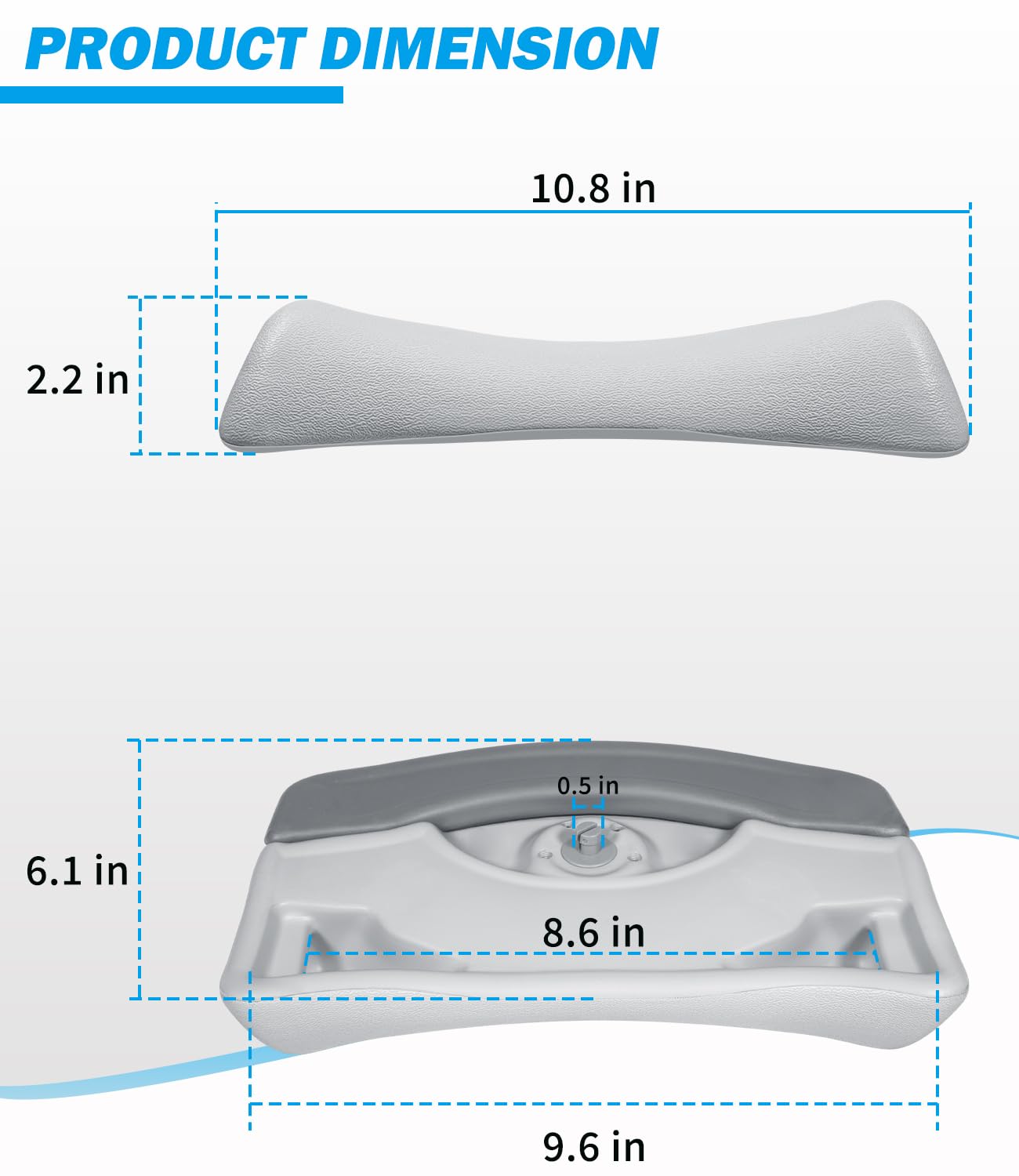 2er-Pack 6472-964 Spas Ersatzkissen passend für 2009–2017 Sundance 880 Serie Spa & Whirlpool, Ersatz für 6455-484