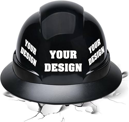 Casco de seguridad personalizable con logotipo, cabeza protectora para trabajo al aire libre (negro (estilo 1)) disponible en Yaxa Colombia