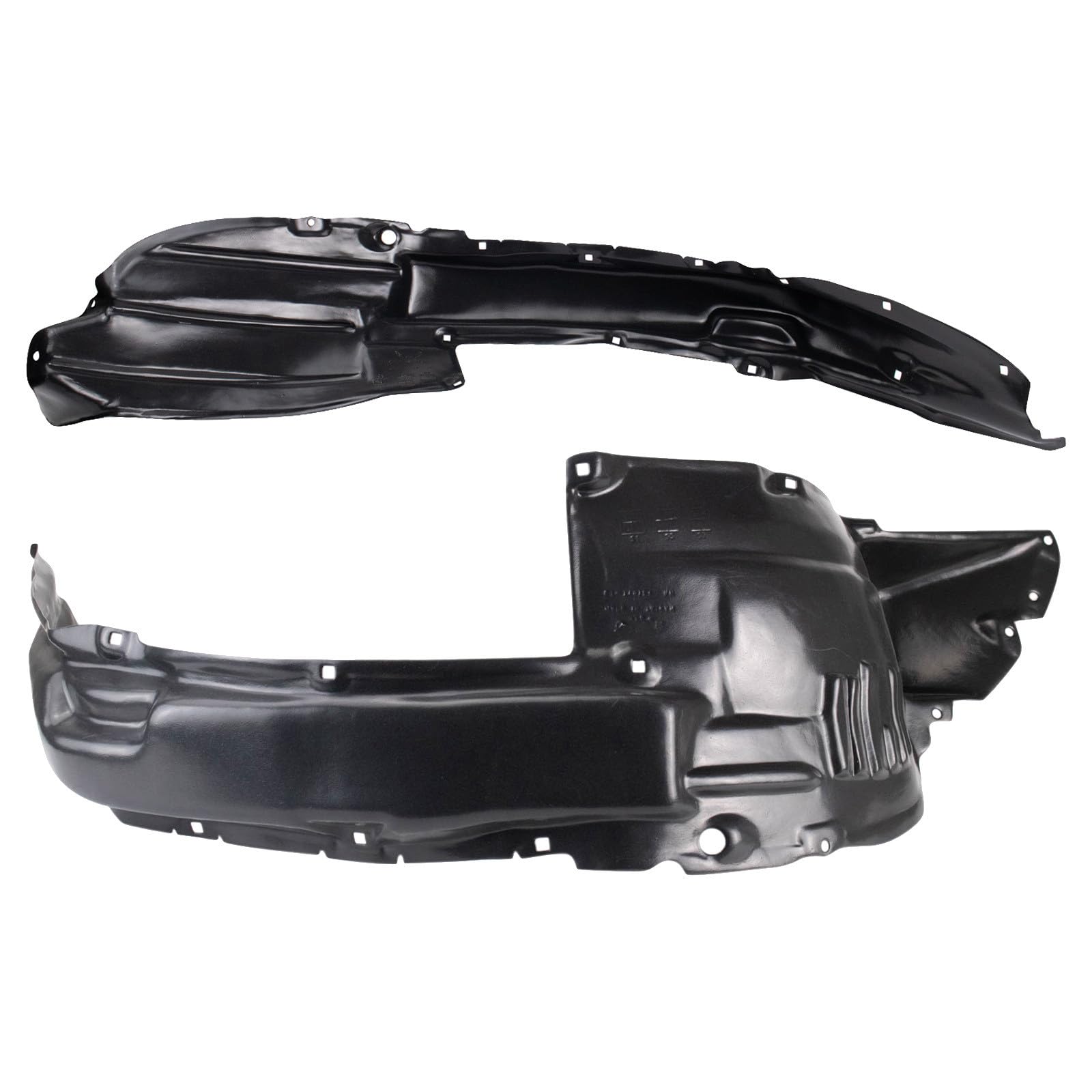 TRQ Front Driver and Passenger Side Inner Fender Liner Set