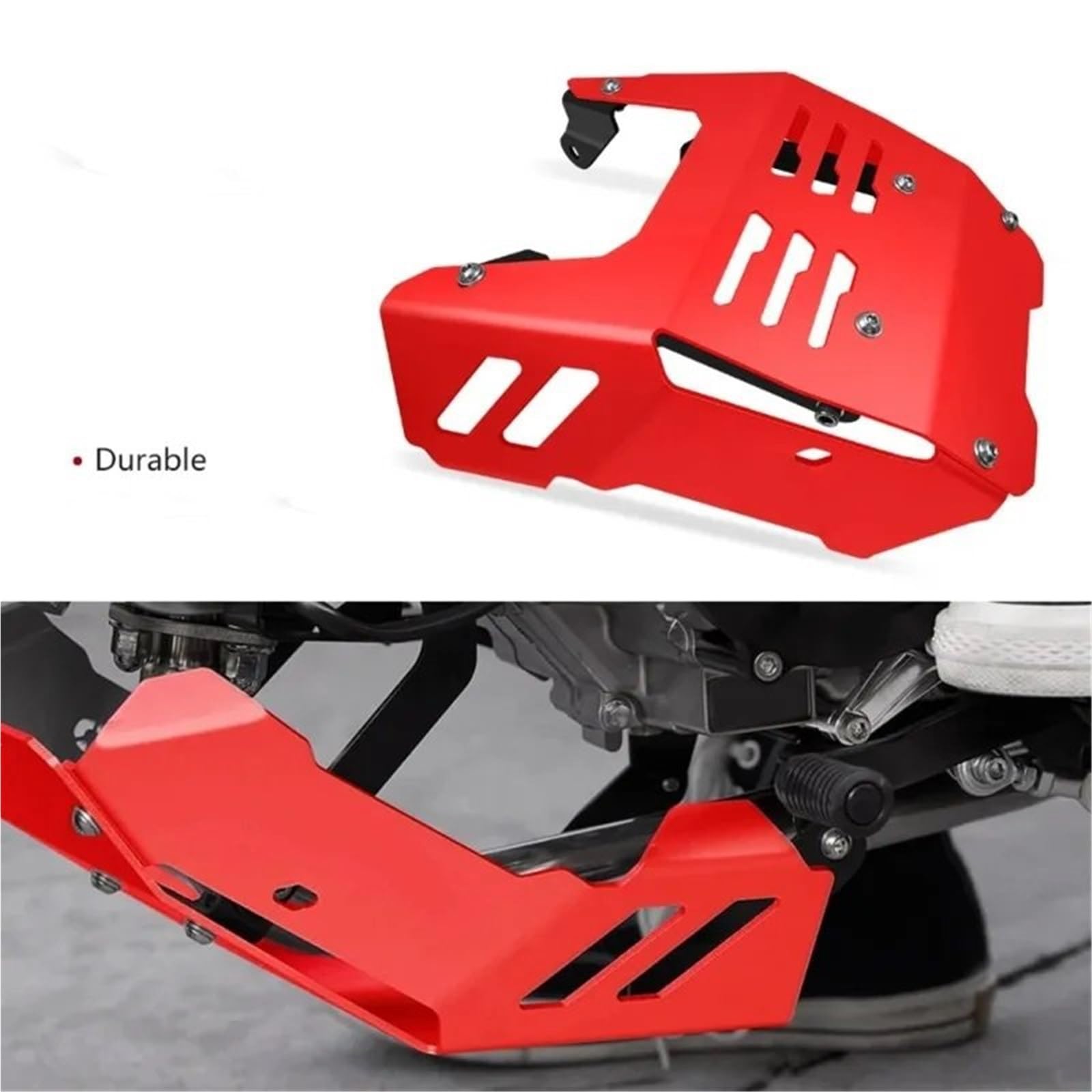 Osłona Podwozia Motocykla Do MONKEY 125 2021-2023 Akcesoria motocyklowe Osłona podwozia silnika Osłona dolna Podwozia Motocykla(Black)