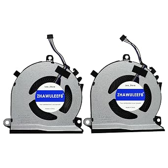 Replacement CPU+GPU Fan for HP Pavilion Gaming 15-EC Series Cooling Fan 15-EC0013D Service PN L77560-001 DC5V 0.5A 1PCS