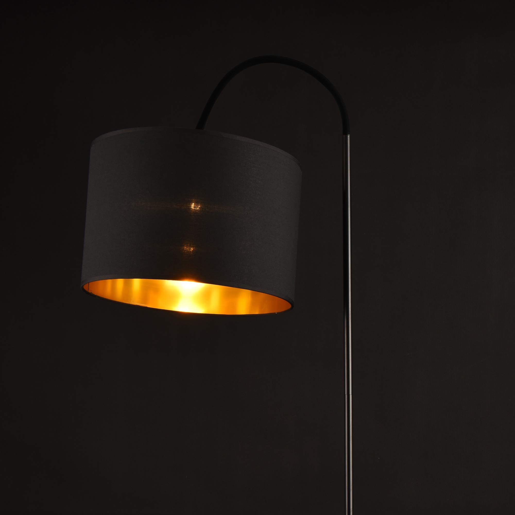Lampa podłogowa 173 cm Toledo E27 czarny