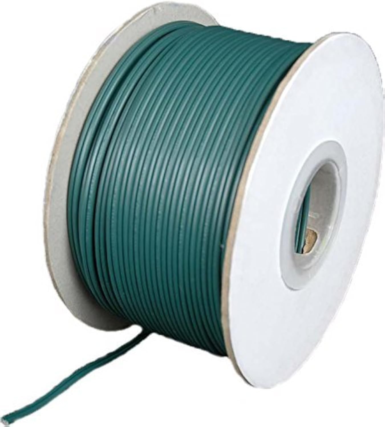 Green SPT-1 Commercial Grade Bulk Blank Wire | 18 AWG, 250 ft | Customizable Christmas Lighting Cord for Outdoor Use