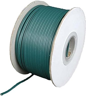 Holiday Lighting Outlet Green SPT-1 Commercial Grade Bulk Blank Wire, 7 Amps, 250 ft
